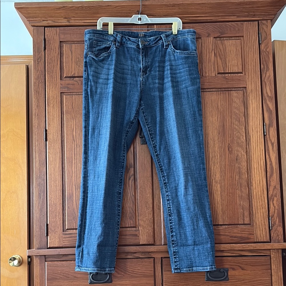 KUT FROM KLOTH denim straight leg jeans Size 16